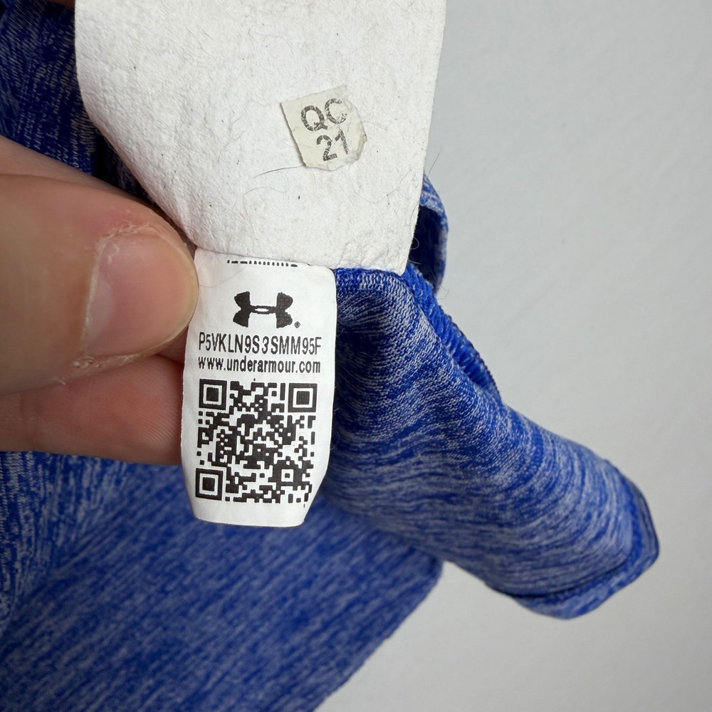 Under Armour Mens 4XL Blue Space Dye Tech 1/2 Zip Pullover Long Sleeve Shirt - Picture 7 of 8
